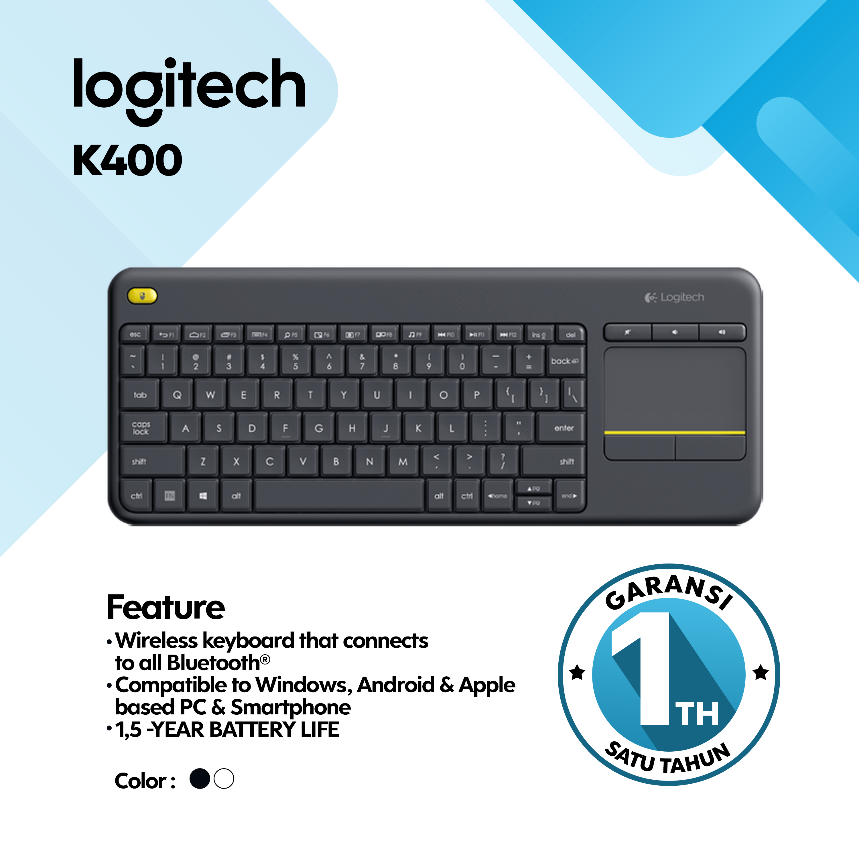logitech-k400-plus-wireless-touch-keyboard-black